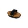 Bamboo Groom Curry Brush with Rubber Bristles for Pets