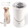 QeeHeng Automatic Silicone Bristles Pet Paw Cleaner Cup USB Charging Portable for Muddy Claws Designed for Small to Medium Dogs
