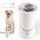 QeeHeng Automatic Silicone Bristles Pet Paw Cleaner Cup USB Charging Portable for Muddy Claws Designed for Small to Medium Dogs