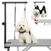 Breeze Touch Dog Grooming Arm 32 Dog Grooming Table Arm with Clamp and Post Loop Noose No Sit Haunch Holder Grooming Restraint for Small Medium Dogs