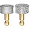 LUCKY TAIL Dog Nail Grinder Hard Soft Replacement Heads Small Large Dogs Premium Quality Diamond Tip Drill Bit Professional Dog Nail Trimmers Grooming Tool kit 2 Pack