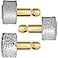 LUCKY TAIL Dog Nail Grinder Regular Hard Soft Replacement Head Small Large Dogs Premium Quality Diamond Tip Drill Bit Professional Dog Nail Trimmers Grooming Kit 3 Pack