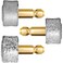 LUCKY TAIL Dog Nail Grinder Regular Hard Soft Replacement Head Small Large Dogs Premium Quality Diamond Tip Drill Bit Professional Dog Nail Trimmers Grooming Kit 3 Pack