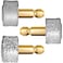 LUCKY TAIL Dog Nail Grinder Regular Hard Soft Replacement Head Small Large Dogs Premium Quality Diamond Tip Drill Bit Professional Dog Nail Trimmers Grooming Kit 3 Pack