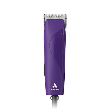 Andis 24820 EasyClip ProfessionalAnimal 7Piece Detachable Ceramic Blade Clipper Kit Frustration Free Packaging Purple