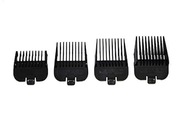 TRIXIE Andis 4 Piece Animal Comb Set Sizes 18 14 38 12 Black 21318 pack of 4