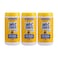 Wet Ones for Pets Deodorizing Dog Wipes with Baking Soda Tropical Splash Scent Multipurpose Deodorizing Pet Grooming Wipes in Resealable Canister 50 Count 3 Pack