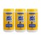 Wet Ones for Pets Deodorizing Dog Wipes with Baking Soda Tropical Splash Scent Multipurpose Deodorizing Pet Grooming Wipes in Resealable Canister 50 Count 3 Pack
