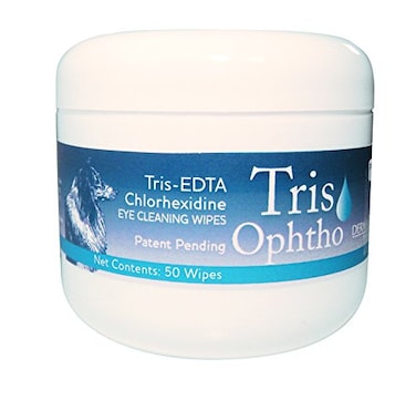 Dermazoo TrisOphtho Wipes 50ct Jar Individual