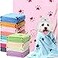 Moukeren 12 Pcs Dog Drying Towel Bulk 20 x 39 Microfiber Dog Bath Grooming Towels Absorbent Soft Quick Drying Cat Bathing Supplies for Small Medium Puppy Cat