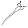 HASHIMOTO Curved Eraser Dog Grooming Scissors 23 Teeth70 Inch80 Thinning RateLight Weight Designed for Bulking off Coat Quickly