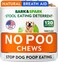BARKSPARK No Poo Chews for Dogs Coprophagia Stool Eating Deterrent with Probiotics Digestive Enzymes Breath Aid Support