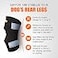 NeoAlly Super Supportive Dog Braces for Rear Leg and Hock Joint with Dual Metal Spring Strips Stabilize Canine hind Legs from Wound Injury Sprains Arthritis XL Pair