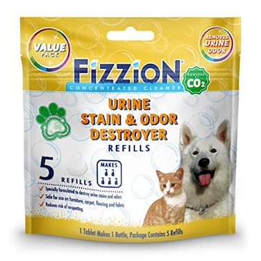 Fizzion Urine Pet Stain and Odor Destroyer 5 Tablets
