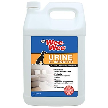 Four Paws WeeWee Pet Stain and Odor Eliminator for Urine Stains 128 Ounces