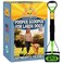 Bodhi Dog 32 Tall NonBreakable Pooper Scooper for Large Dogs Lightweight Foldable Design with Extra Long Handle Green