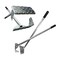 ActiveDogs.com ActiveDogs Pooper Scooper for Large Dogs HeavyDuty Dog Pooper Scooper for Yard FlatStyle Welded Aluminum Dog Poop Rake and Scoop with Solid Bolt System Made in the USA