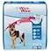 Four Paws WeeWee Super Absorbent Disposable Adjustable Dog Potty Training Diapers LeakProof Protection for Dogs Size Large Over 19 Waist 36 Count