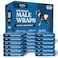 Pitpet Comfortable Male Dog Diapers 50Pack Super Absorbent Disposable Male Dog Wraps FlashDry Gel Technology Wetness Indicator Doggie Diapers Leakproof Belly Wraps for Incontinence Excitable Urination