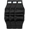PAW Inspired Belly Band Male Dog WRAP Washable Black Black Lining XSmall 3 Count