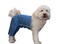 Mozzie Pants Original Dog Pants ECollar Alternative Dog Diaper Dog Pajamas Medium Dog Blue