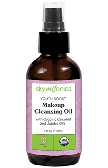 Sky Organics Youth Boost Makeup Cleansing Oil for Face USDA to Cleanse Moisturize Nourish 4 fl Oz