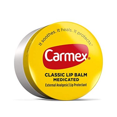 Carmex Classic Lip Balm Medicated Jar 025 Ounce Pack of 1