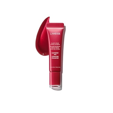 LANEIGE Glaze Craze Tinted Lip Serum Raspberry Jam Hydrating Lip Serum for Glossy Nourished Lips with Plumping Polypeptides