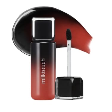 MILKTOUCH Black Peel Off Lip Tattoo LongLasting Matte Lip Waterproof TransferProof Highly Pigmented StayOnAllDay Lip Tint Stain 45g 04 Black Apricot