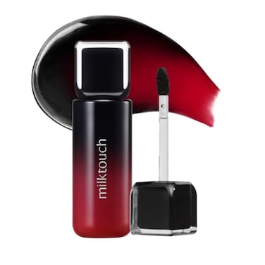 MILKTOUCH Black Peel Off Lip Tattoo LongLasting Matte Lip Waterproof TransferProof Highly Pigmented StayOnAllDay Lip Tint Stain 45g 03 Black Apple
