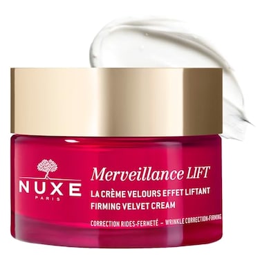 Nuxe Merveillance Lift Velvet Cream Smoothing and Firming Vegan Moisturizer With MicroAlgae Oil for Wrinkle Correction 17 Fl Oz