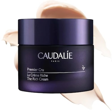 Caudalie Premier Cru The Rich Cream Skin Barrier Repairing Rich Moisturizer with Ceramides Refillable Jar 50 mL