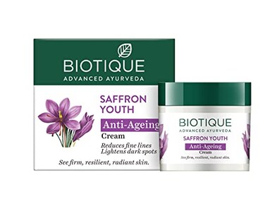 Biotique Saffron Dew 50g Ageless face body cream