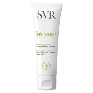 SVR Sebiaclear Hydra Daily Moisturizer with Hyaluronic Acid Niacinamide For Oily Dehydrated Sensitive Skin 48Hour Hydration MatteEffect Finish NonComedogenic Natural Ingredients