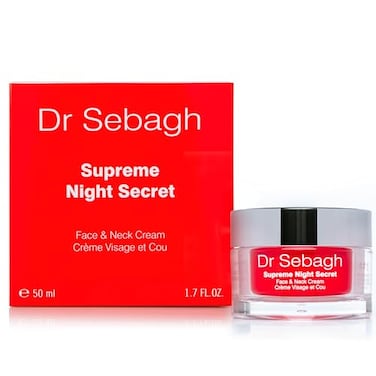 Dr Sebagh Supreme Night Secret 17 fl oz Luxury Anti Aging Moisturizer for Face French Face Moisturizer for Overnight Skin Renewal Deep Hydration Repair Face Cream for Women Men