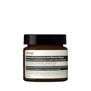 Aesop Chamomile Concentrate AntiBlemish Masque Clarifying Clay Formula with Chamomile Bud Tea Tree Evening Primrose to Calm and Purify Skin 60 mL 23 oz