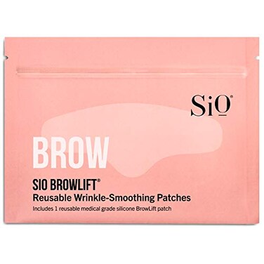 SiO Beauty BrowLift Forehead AntiWrinkle Patch Rapid Overnight Reusable Silicone Patch to Reduce Furrows Expression Lines and Creases