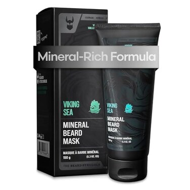 The Beard Struggle Viking Sea Mineral Beard Conditioner 529 oz Promotes Beard Health Cleansing Beard Mask for Men