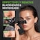 AMOADO Blackhead Remover Peel Off Face Mask Black Mask Tea Tree Oil Serum Duo Set 2in1 Deep Cleansing and Pore Tightening Charcoal Face Mask Peel Off Blackheads Removal BLACK2