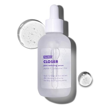 FRANKLY Closer Serum Mega Jumbo Pore Minimizer Serum 9 Peptides Vegan Collagen Adenosine PHA Korean Pore Minimizer for Glass Skin AntiAging Hydration Elasticity 338 fl oz
