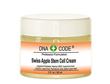 DNA Code Swiss Apple Stem Cell Cream wArgireline Matrixyl 3000 Hyaluronic Acid CoQ10 Big 2 OZ or 4 OZ