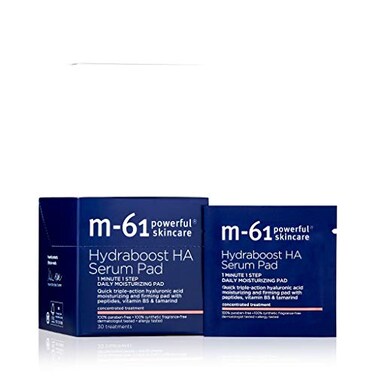 m-61 M61 Hydraboost HA Serum Pad 30 Treatments 48 hour moisturizing and firming serum pad with hyaluronic vitamin B5 E