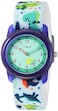 Timex Boys TW7C77300 Time Machines WhiteDinosaurs Elastic Fabric Strap Watch