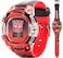 Accutime Transformers Kids Watch LCD Display Metallic Bezel Adjustable Comfortable Strap Collectible Tin Perfect for Boys and Girls