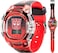 Accutime Transformers Kids Watch LCD Display Metallic Bezel Adjustable Comfortable Strap Collectible Tin Perfect for Boys and Girls