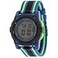 Timex Kids TW7C26000 Time Machines Digital 35mm BlueBlackGreen DoubleLayered Nylon Strap Watch