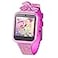 Accutime JoJo Siwa Glitter Kids Smart Watch Interactive Touchscreen with Games Camera Step Counter Timer Voice Recorder and Glittery Silicone Strap Fits Wrists 55 to 80
