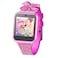 Accutime JoJo Siwa Glitter Kids Smart Watch Interactive Touchscreen with Games Camera Step Counter Timer Voice Recorder and Glittery Silicone Strap Fits Wrists 55 to 80
