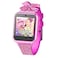 Accutime JoJo Siwa Glitter Kids Smart Watch Interactive Touchscreen with Games Camera Step Counter Timer Voice Recorder and Glittery Silicone Strap Fits Wrists 55 to 80
