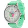 OWLCONIC Time Teaching Kids Analog Watch Light Green Educational Learning Watch for Boys Girls Ages 512 Durable Silicone Strap Birthday School Gift